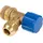 tecuro Eckventil 1/2 Zoll x 3/8 Zoll/Quetschverschraubung Ø 10 mm - DN 10, selbstdichtend, passend zu UP-Spülkasten