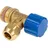 tecuro Eckventil 1/2 Zoll x 3/8 Zoll/Quetschverschraubung Ø 10 mm - DN 10, selbstdichtend, passend zu UP-Spülkasten