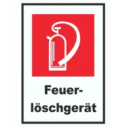 Feuerlöschgerät Schild A3 (297x420mm)