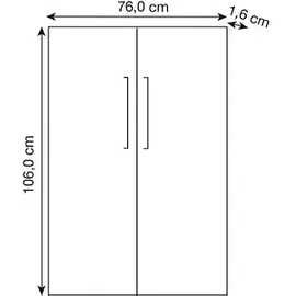 Kerkmann Priola Türen grafit 106,0 cm
