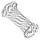 vidaXL Leinen Bootsseil Geflochten 5 mmx25 m Polyester Weiß