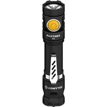 Armytek Partner C2 Magnet USB Warm LED Taschenlampe mit Gürtelclip, mit Holster akkubetrieben 1020 lm 118 g