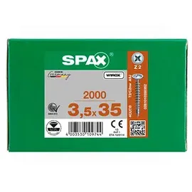 SPAX Rückwandschraube 3,5 x 35 mm 2000 Stück