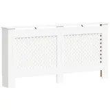 vidaXL Heizkörperverkleidung Weiß 172x19x81,5 cm MDF