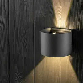 Lumiled Außenleuchte Aluminium 10,0 cm 2x 3 W schwarz