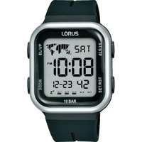 Lorus Herren Digital Quarz Uhr mit Silikon Armband R2351PX9