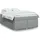vidaXL Boxspringbett 160 x 200 cm Hellgrau