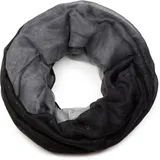 Stylebreaker Loop Schal, in Schwarz-Grau | Gr.: onesize