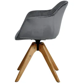 Jahnke Stuhl SHELL 56,50x79x59 grau