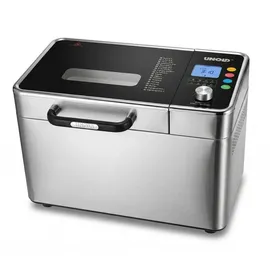 Unold Brotbackautomat BackProfi 68476 | bis 1000 g mit Nussspender, 18 Programme Touchscreen, & Drehknopf, Keramikbeschichtung, Timer - Silber