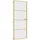 vidaXL Schlank Golden rechts 83 x 201,5 cm transparent