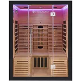 Artsauna Infrarotkabine Helsinki 150 mit Dual Technologie, - Schwarz