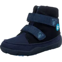 Affenzahn Winterstiefel COMFY WALK für Jungen Winterstiefel Klettverschluss wasserdicht Barfußschuhe Stiefel - Blau - 25