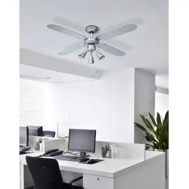 Bestron Deckenventilator 102 cm Silber/Blau