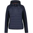 Outdoorjacke ICEPEAK "Icepeak Midlayer Ashburn", Damen, Gr. M, blau (dunkel blau), Stoff, 79% Polyester, 16% Viscose, 5% Elasthan, normal, Jacken Outdoorjacke