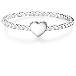 Glanzstücke München Ring Herz Sterling Silber in Silber Ringe   Damen 