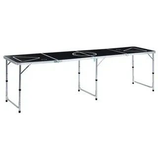 vidaXL Bier-Pong-Tisch mit Tassen und Bällen Klappbar 240 cm