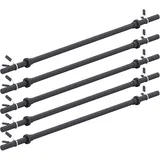 GORILLA SPORTS® Aerobic Langhantel - 130 cm, Set, mit/ohne Polster, Gewichte, 30mm, Federverschlüsse, aus Kunststoff, Schwarz - Langhantelstange, Hantelstange, Krafttraining, Nackenpolster
