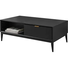 LEONIQUE Lavisha Schwarz Holz 110 x 41 x 60 cm