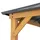 Sunjoy Gazebo Rimo Zedernholz 390 cm x 450 cm Anthrazit