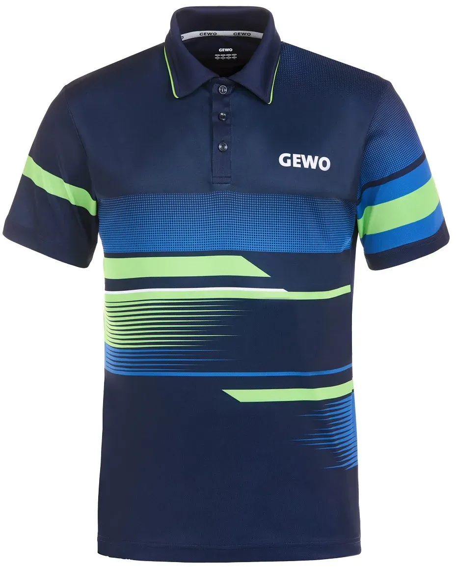 Gewo Hemd Sarno II navy/grün XL - XL