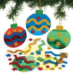 Weihnachtskugel Mix & Match Karten-Set (pro Set 8) Bastelaktivitäten zu Weihnachten