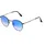 Ray-Ban Round Flash RB3447 black / blue gradient flash