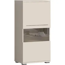 PLACES OF STYLE »Piano Vitrine« (H/B/T): 123/60/40,2cm, UV lackiert, Soft-Close Funktion