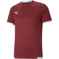 PUMA teamLIGA Trikot Herren cordovan/puma white XL
