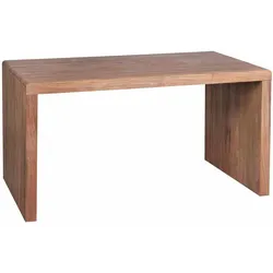 Massivholz Schreibtisch aus Akazie natur modern