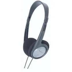 Panasonic RP-HT090E Verkabelt Kopfhörer Kopfband Musik Schwarz, Grau
