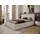 FEDVE Polsterbett Doppelbett Handorf Schlafzimmer Bett 140x200 Creme (Anthology 01) - Creme