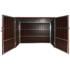 MCW Mülltonnenverkleidung MCW-J29 213 x 172 x 112 cm braun