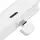 spacnana Tragbares Mini-Ladegerät, Integriertes Kabel für IOS-Schnittstelle Typ C, 2-in-1-Mini-USB-C-Powerbank für
