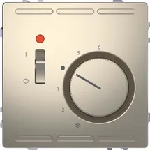 Merten Raumtemperaturregler 24 V mit Schalter und Zentralplatte