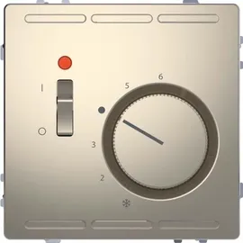 Merten Raumtemperaturregler 24 V mit Schalter und Zentralplatte