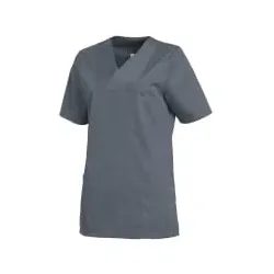 Leiber Damenkasack, kurzarm, leicht tailliert, anthrazit 08/2732/38-XXL , Größe: XXL