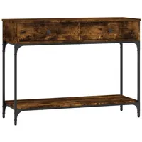 VidaXL Konsolentisch Räuchereiche 100x34,5x75 cm Holzwerkstoff