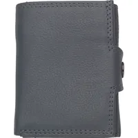 Josephine Osthoff Slim Wallet mit Münzfach Herren echt Leder mit RFID Schutz Geldeutel Damen kleine Geldbörse Kartenetui Portemonaie (203), Farbe:marmor