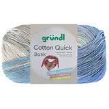 Gründl Häkelwolle Cotton Quick Batik Blau 100 g