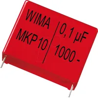 WIMA MKP 10 2,2uF 10% 1600V RM37,5 1 St. MKP-Folienkondensator radial bedrahtet 2.2 μF 1600 V/DC 10