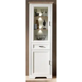 Innostyle Vitrine Jasmin 1-türig 0 x 0 x 0 cm Weiß