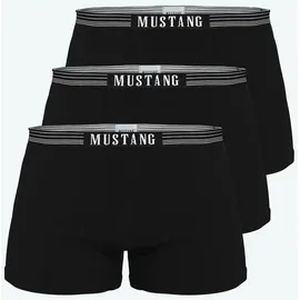 Mustang Boxershort 3er Pack in Schwarz/Schwarz/Schwarz | Gr.: L