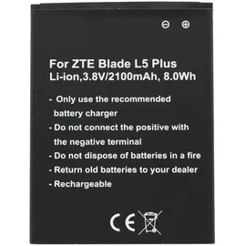 AccuCell Akku passend für den ZTE Blade L5 Plus Akku Li3821T43P3h745741
