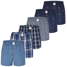 Phil & Co. Boxershorts Classic bunt XXL 6er Pack