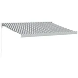 vidaXL Markise Einziehbar 300 x 250 cm anthrazit und weiß