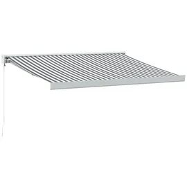 vidaXL Markise Einziehbar 300 x 250 cm anthrazit und weiß