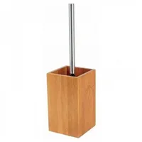 Buri Toilettenbürstenhalter aus Bambus Toilettenbürste Toilette Bürste Halter neu