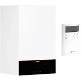 Gastherme Paket Vitodens 200-W, 25 kW, Kombitherme Unterputz, 3,5 Zoll Display, Vitotrol 100 UTDB, Viessmann