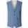 CARL GROSS Slim Fit Anzugweste mit Lanawoll-Anteil Modell Warren blau 52